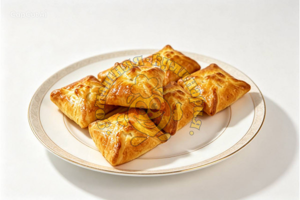 Слоечка закусочная с ветчиной и сыром